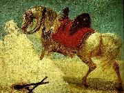 Baron Antoine-Jean Gros cheval arabe painting